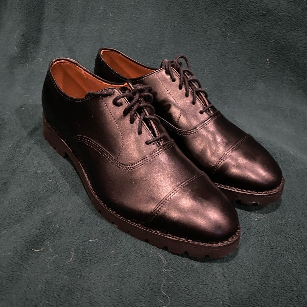 Allen Edmonds Black Leather Oxford Shoes